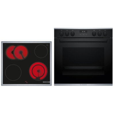 Bosch HND631FH62, SET sisseehitatud pliit ja elektripliit, HEG237BB3 + NKN64RGA2E, garantiiga 5 aastat!