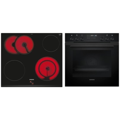 Siemens PQ522KAAB, KOMPLEKT iQ500 sisseehitatud pliit HE278GBB3 sügavmust inox + elektripliit iQ300, EA631GNA1E, EEK: A+, garantiiga 5 aastat!