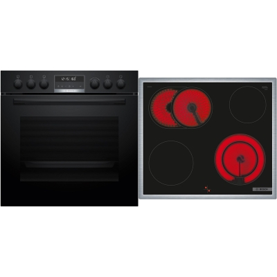Bosch HND671LS62, SET sisseehitatud pliit ja elektripliit, HEG578BB3 + NKN645GA2E, garantiiga 5 aastat!
