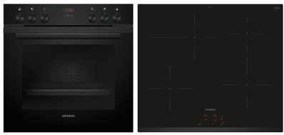 Siemens EQ322IAAB, SET iQ300 встраиваемая плита HE213ABB4 + индукционная плита EI631CFB1E, EEK: A+, с гарантией 5 лет!