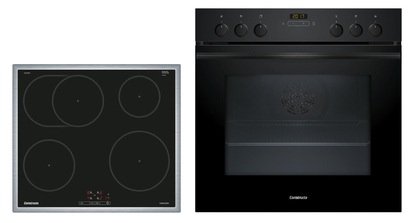 Constructa CX5HI603, комплект встраиваемой плиты и индукционной варочной панели, с рамкой, черный, с гарантией 5 лет!