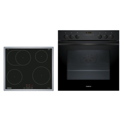 Constructa CX5HI603, sisseehitatud pliidi ja induktsioonpliidi komplekt, raamiga, must, garantiiga 5 aastat!