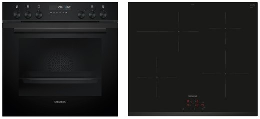 Siemens PQ522IAAB, SET IQ500 встраиваемая плита HE278GBB4 + индукционная плита iQ300 EI631CFB1E, EEK: A+, с гарантией 5 лет!