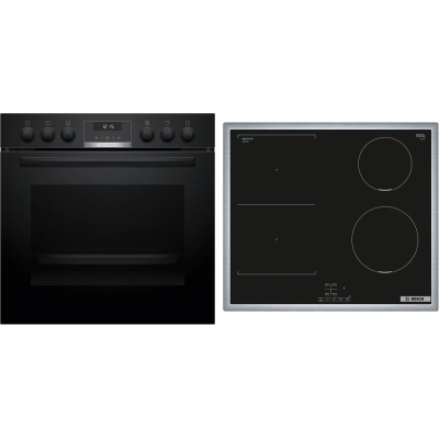 Bosch HND616LS68, SET sisseehitatud pliit ja induktsioonpliit, HEB517BB4 + NVS645CB6E, garantiiga 5 aastat!