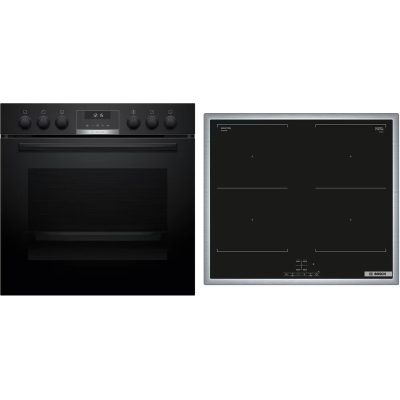 Bosch HND617LS62, SET sisseehitatud pliit ja induktsioonpliit, HEG517BB4 + NVQ645CB6E, garantiiga 5 aastat!
