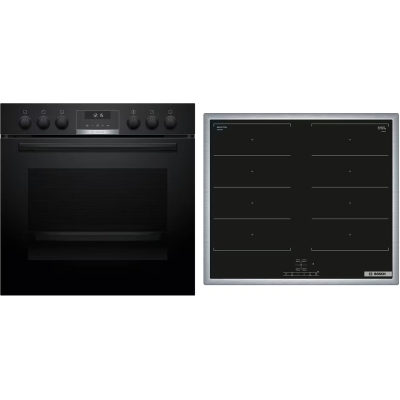 Bosch HND619LA61, SET sisseehitatud pliit ja induktsioonpliit, HEG517BB4 + NXX645CB5E, garantiiga 5 aastat!