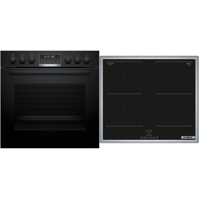 Bosch HND677LS62, SET sisseehitatud pliit ja induktsioonpliit, HEG578BB4 + NVQ645CB6E, garantiiga 5 aastat!