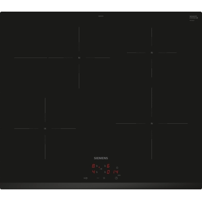 Siemens EI631CFB1E, iQ300, induktsioonpliit, 60 cm, pliidiga juhitav, must, raamita, garantii 5 aastat!