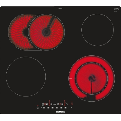 Siemens ET601FNP1E, iQ300, elektripliit, 60 cm, must, loputus (integreeritud), garantii 5 aastat!