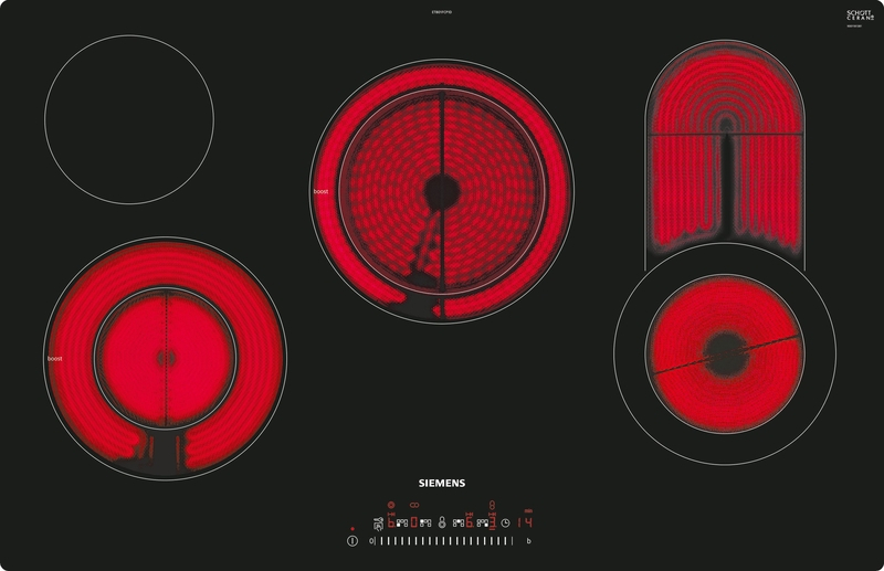 Siemens ET801FCP1D, iQ300, electric hob, 80 cm, black, flush (integrated), 5 year guarantee!