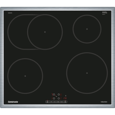 Constructa CA424255, induktsioonpliit, 60 cm, must, raamile kinnitatud, garantiiga 5 aastat!