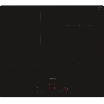 Siemens EH601HFB1E, iQ300, induktsioonpliit, 60 cm, must, loputus (integreeritud), garantii 5 aastat!