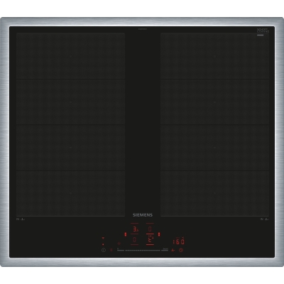 Siemens EX645HXC1E, iQ700, induction hob, 60 cm, black, with frame, 5 year guarantee