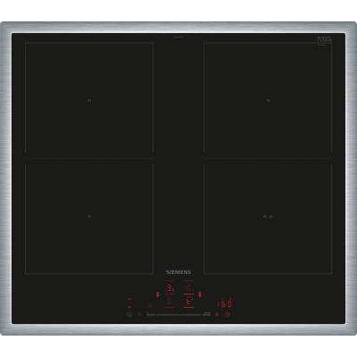 Siemens ED645HQC1E, iQ500, induktsioonpliit, 60 cm, must, raamiga, garantii 5 aastat!
