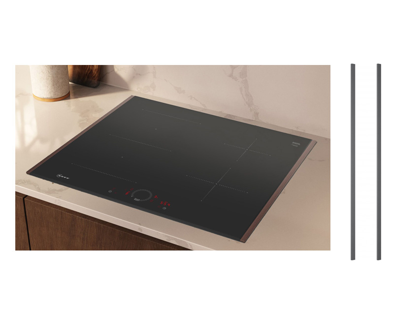 Neff T56HSD, SET T56YHS1C0, induction hob, 60 cm + Z9802PFDY0, Flex Design Kit, Deep Black, WITH 7 YEAR WARRANTY