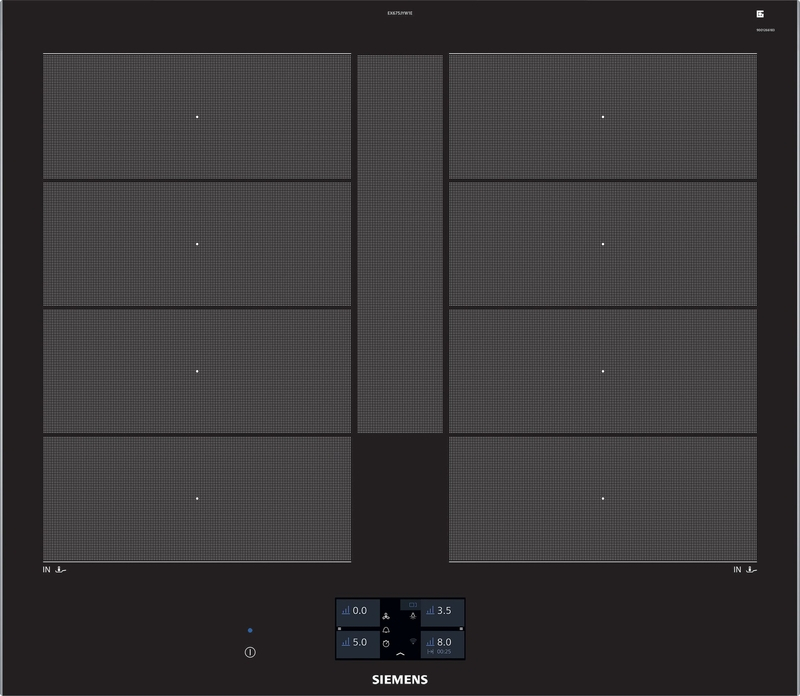 Siemens EX675JYW1E, iQ700, индукционная варочная панель, 60 см, черный, с рамкой, гарантия 5 лет!
