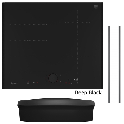 Neff T66TED, KOMPLEKT T66YYE4C0, induktsioonpliit, 60 cm + Z9802PFDY0, Flex Design Kit, Deep Black + Z9801TWDY0, Twist Pad Flex, Deep Black, GARANTIIGA 7 AASTA