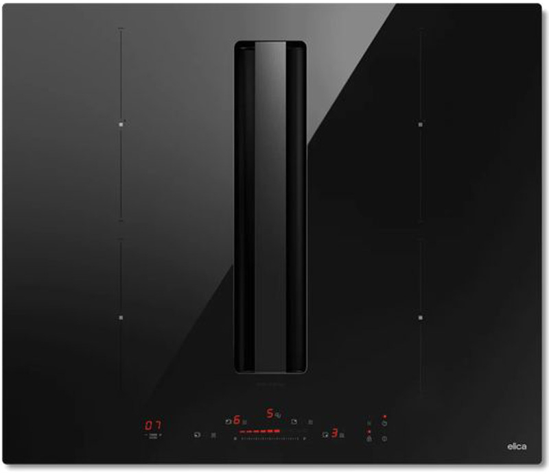 Elica Nikolatesla Alpha B BL/A/60 downdraft ventilation, exhaust air and recirculation, PRF0196211. 5 year guarantee!