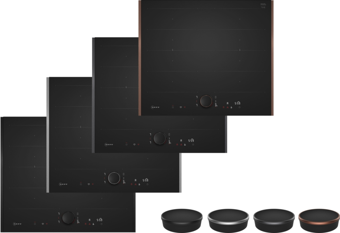 Neff T66YYY4B0, индукционная плита, черный матовый, 60 см, серебристый металлик Z9802PFMY0, С ГАРАНТИЕЙ 7 ЛЕТ