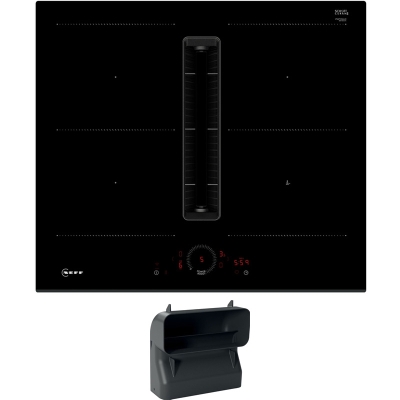 Neff V56FHQGA6, SET induktsioonpliit koos väljatõmbega V56FHQ4L0, 60 cm + Z861SB4, 90° lamekanali käänakuga, 7-AASTISE GARANTIIGA