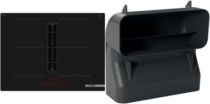 Bosch PVQ711HGA6, индукционный варочный комплект с вытяжкой и плоским воздуховодом, серия 6, 70 см, безрамный, с гарантией 5 лет!