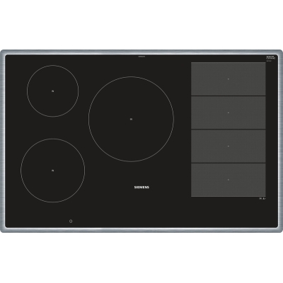 Siemens EX845LVC1E, iQ700, индукционная варочная панель, 80 см, черный, с рамкой, гарантия 5 лет