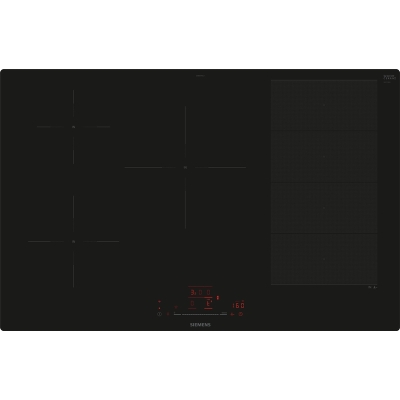 Siemens EX801HVC1E, iQ700, индукционная варочная панель, 80 см, черный, заподлицо (встроенный), гарантия 5 лет