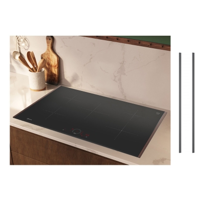 Neff T69HVD, KOMPLEKT T58YHV4C0, induktsioonpliit, 80 cm + Z9802PFDY0, Flex Design Kit, sügavmust, 7-AASTISE GARANTIIGA