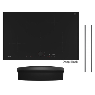 Neff T58TFD, KOMPLEKT T58YYF4C0, induktsioonpliit, 80 cm + Z9802PFDY0, Flex Design Kit, Deep Black + Z9801TWDY0, Twist Pad Flex, Deep Black, GARANTIIGA 7 AASTA