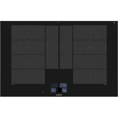 Siemens EX875KYW1E, iQ700, induktsioonpliit, 80 cm, must, raamiga, garantii 5 aastat!