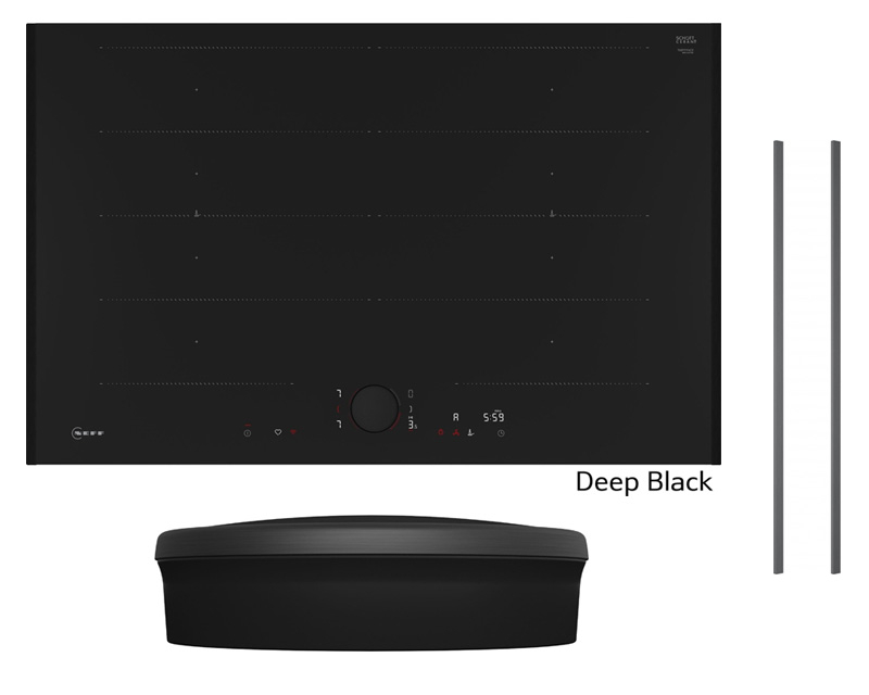 Neff T68TYD, SET T68YYY4C0, induction hob, 80 cm + Z9802PFDY0, Flex Design Kit, Deep Black + Z9801TWDY0, Twist Pad Flex, Deep Black, WITH 7 YEAR WARRANTY