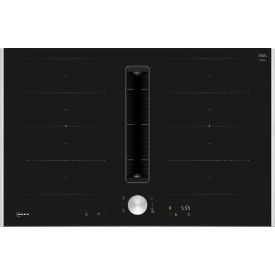 Neff V68TTX4L0, induktsioonpliit õhupuhastiga, 80 cm, must, raamile kinnitatud, garantiiga 5 aastat!