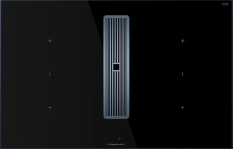 Küppersbusch KMI 8350.0 SR S1, желобная вентиляция 80 см, вкл. моторный, бескаркасный, решетка выхлопа из нержавеющей стали, гарантия 5 лет!