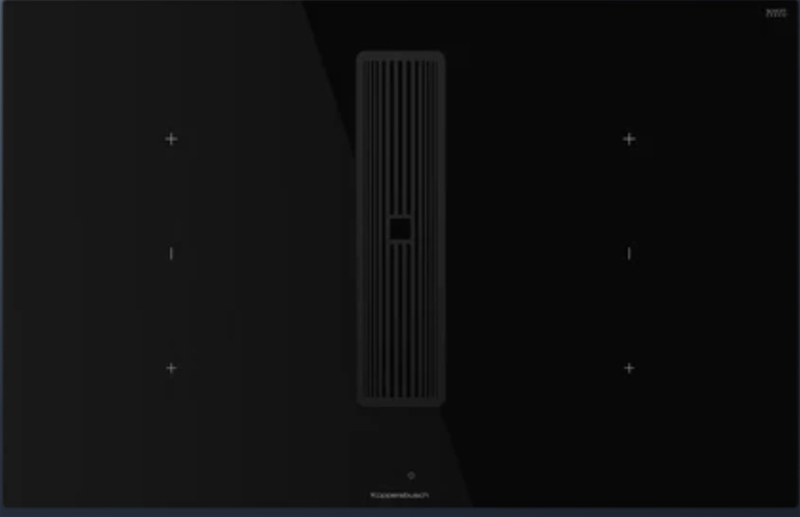 Küppersbusch KMI 8350.0 SR S5, желобная вентиляция 80 см, вкл. мотор, безрамный, решетка выхлопа Black Velvet, гарантия 5 лет!