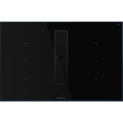 Küppersbusch KMI 8350.0 SR S2, 80 cm küna ventilatsioon sh. mootor, raamita, väljalaskevõre Black Chrome, garantiiga 5 aastat!