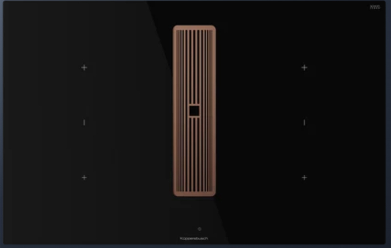 Küppersbusch KMI 8350.0 SR S7, 80 cm trough ventilation incl. motor, frameless, copper exhaust grille, with 5 year guarantee!