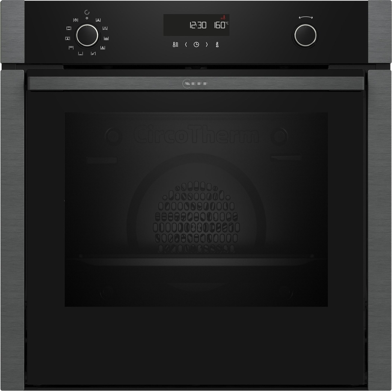 Neff B6ACH7AG0, built-in oven with pyrolysis and Circo Therm, EEK: A, with 5 year guarantee!