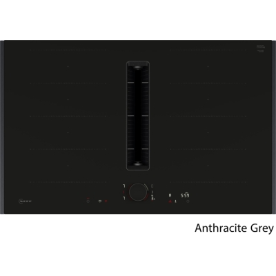 Neff V68YYX4B0, induktsioonpliit õhupuhastiga, 80 cm, mattmust, antratsiithall Z9802PFAY0, 7-AASTISE GARANTIIGA