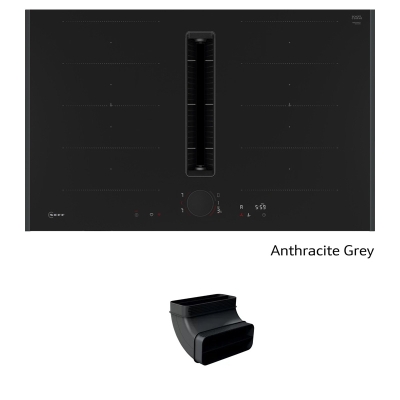 Neff V68YYXGA7, SET induktsioonpliit koos ekstraktoriga V68YYX4C0, 80 cm, antratsiithall Z9802PFAY0 + Z861SB2, 90° lame kanaliga painutus, 7-AASTISE GARANTIIGA