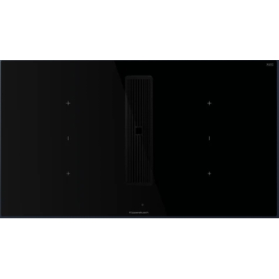 Küppersbusch KMI 9350.0 SR S2, 90 cm küna ventilatsioon sh. mootor, raamita, väljalaskevõre Black Chrome, garantiiga 5 aastat!