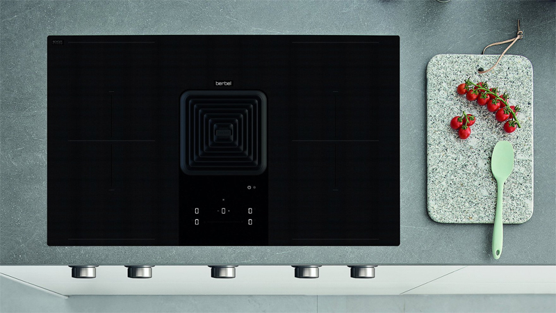 berbel Downline Performance, BKA 83 DLP, pliidiplaadi väljatõmbeseade must, väljatõmbeõhu retsirkulatsioon, 1100084, GARANTII 7 AASTA!