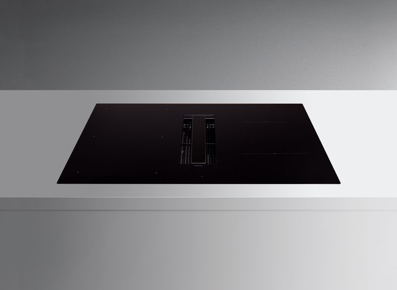 Falmec Zero, индукционная варочная панель со встроенной вытяжкой, 84 см, 102952, с гарантией 5 лет