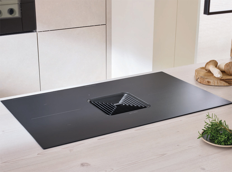 berbel Downline Advance, BKA 83 DLA, вытяжка варочной панели, матовый черный, рециркуляция вытяжного воздуха, 1100094, ГАРАНТИЯ 7 ЛЕТ!