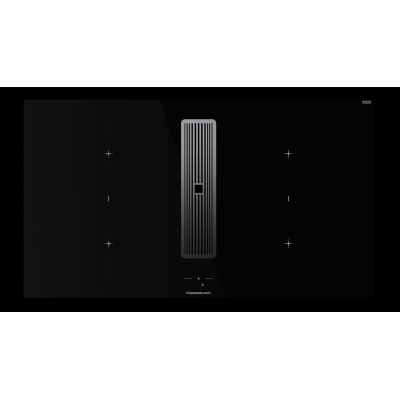 Küppersbusch KMI 9850.1 SR-S S3, 90 cm küna ventilatsioon sh. mootor, raamita, mustad lülitid, hõbedane kroomvõre, garantiiga 5 aastat!