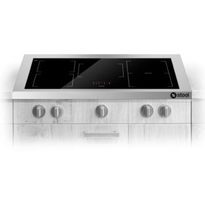 Terasest Enfasi Hob ​​​​Design 40, sisseehitatud induktsioonpliit, 90 cm, roostevaba teras, E9P-5FIW, 5-aastase garantiiga!