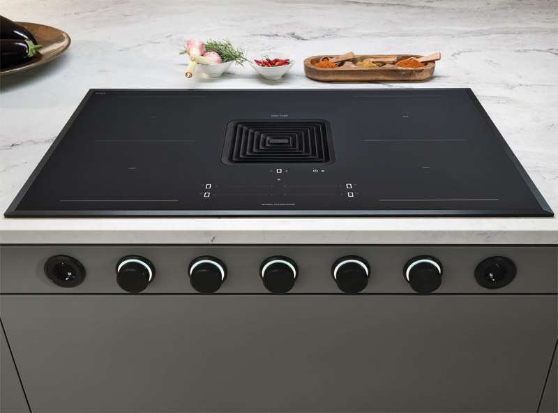 berbel Downline Infinity Pro, BKA 90 DLI-P, вытяжка варочной панели матовая черная, рециркуляция вытяжного воздуха, 1100095, ГАРАНТИЯ 7 ЛЕТ!