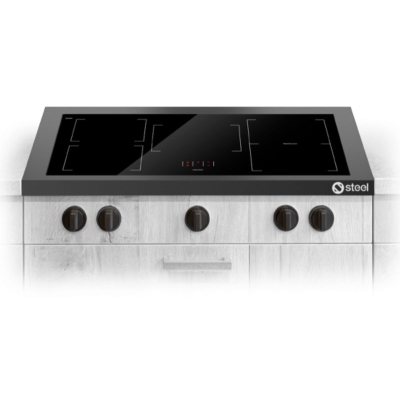 Terasest Enfasi Pliit Design 40 All Black, sisseehitatud induktsioonpliit, 90 cm, Nero Fumo, E9P-5FIWNF, garantiiga 5 aastat!