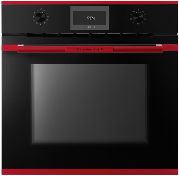 Küppersbusch B 6330.0 S8, oven black / hot chilli, with 5 year guarantee!