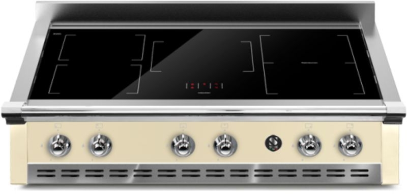 Стальная варочная панель Ascot 90, индукционная встраиваемая, 90 см, Crema, A9-5FICR, с гарантией 5 лет!
