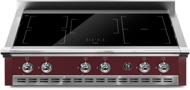 Стальная варочная панель Ascot 90, индукционная встраиваемая, 90 см, Бордо, А9-5ФИБР, с гарантией 5 лет!